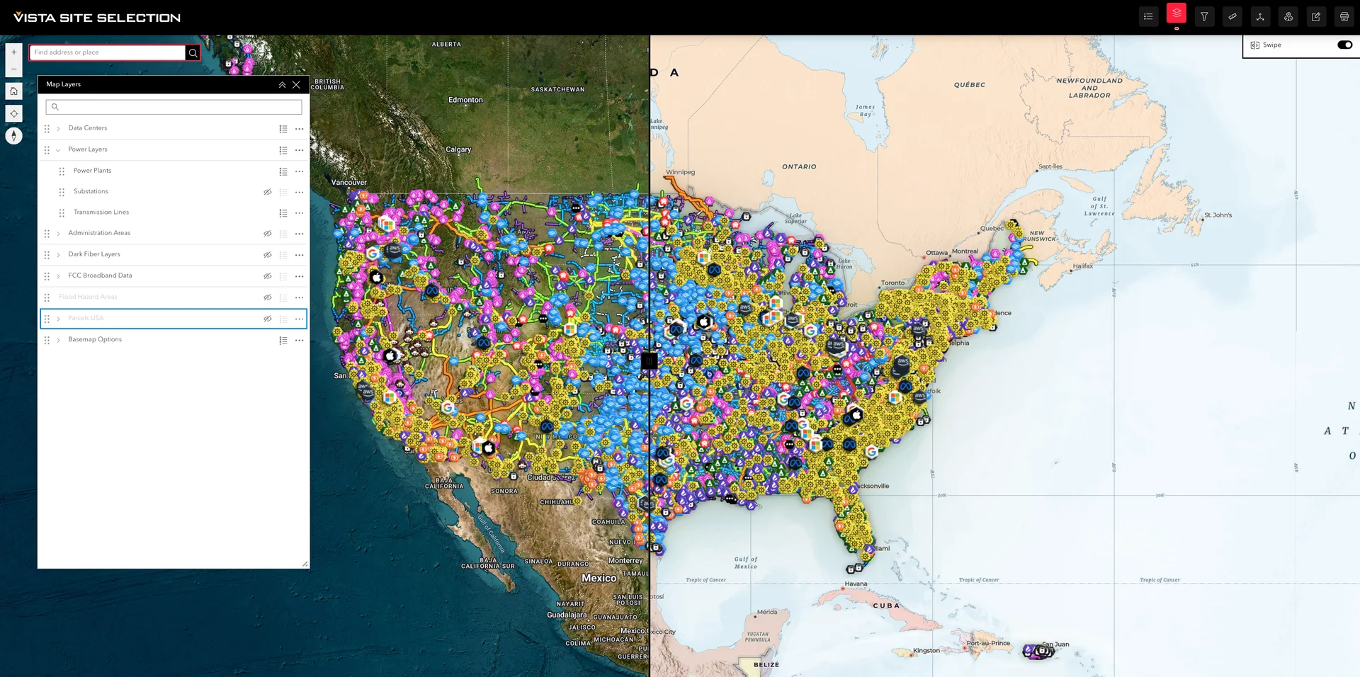 A look at Vista's Data Center Site Selection Tool